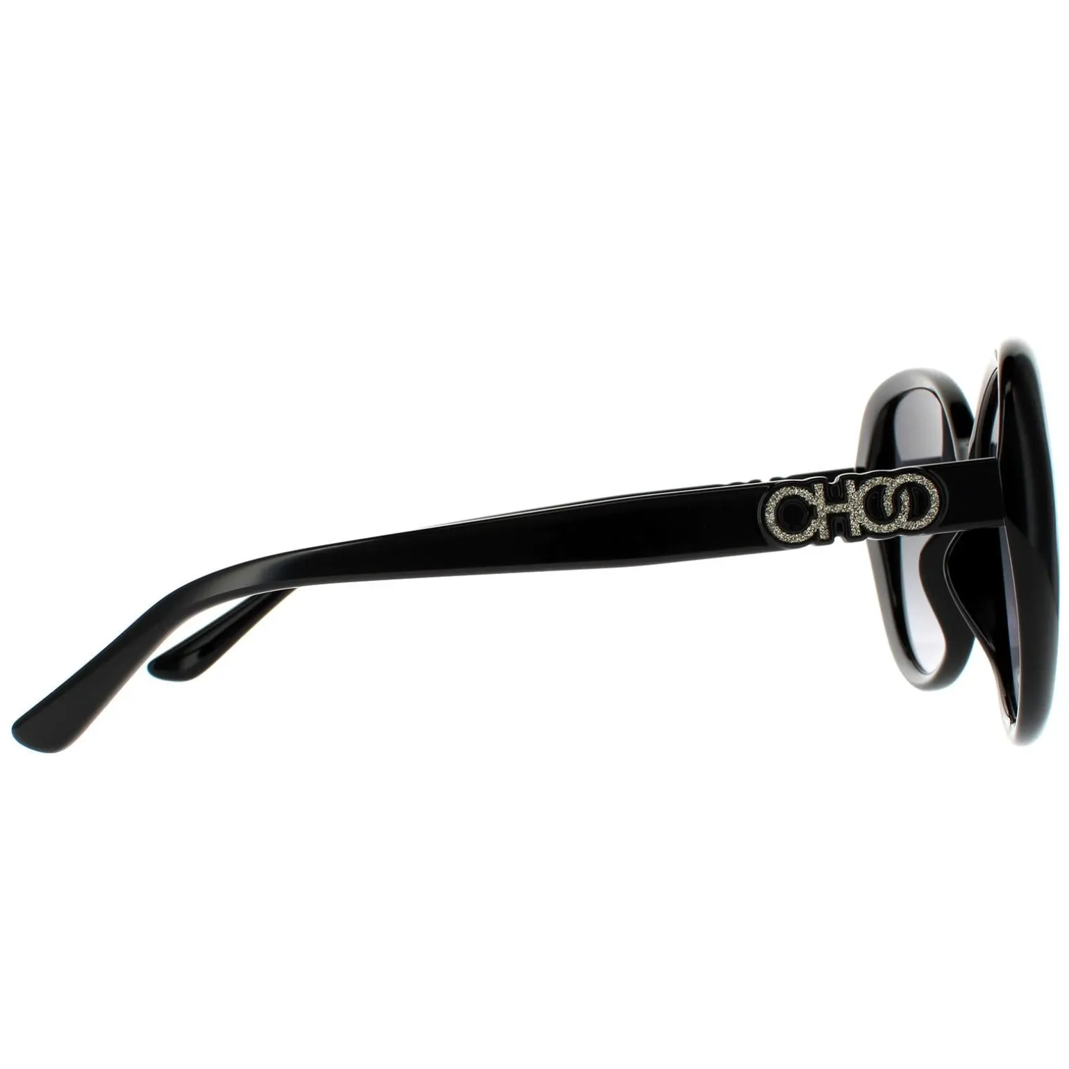 Jimmy Choo Sunglasses AMIRA/G/S 807 9O Black Dark Grey Gradient