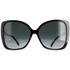 Jimmy Choo Sunglasses BECKY/F/S 807 9O Black Dark Grey Gradient