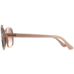 Jimmy Choo Sunglasses BETT/S FWM NQ Nude Brown Silver Mirror