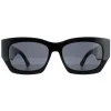 Jimmy Choo Sunglasses CAMI/S 807 IR Black with Black Pattern Temples G