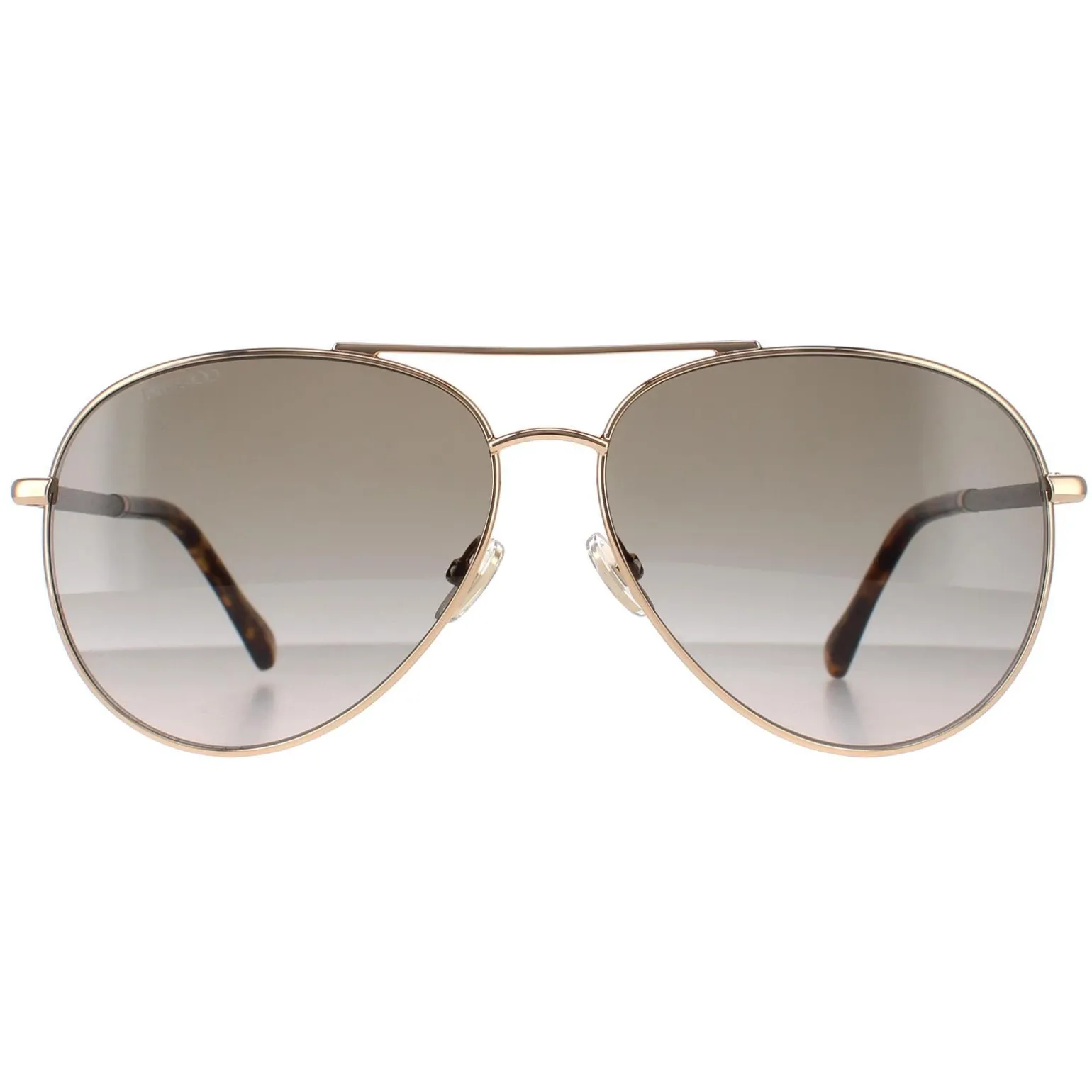 Jimmy Choo Sunglasses DEVAN/S 06J HA Gold Havana Brown Gradient