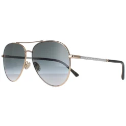 Jimmy Choo Sunglasses DEVAN/S RHL 9O Gold Black Dark Grey Gradient