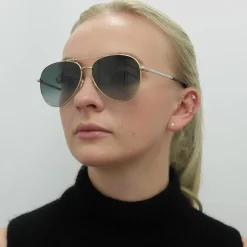 Jimmy Choo Sunglasses DEVAN/S RHL 9O Gold Black Dark Grey Gradient