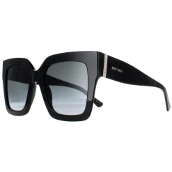 Jimmy Choo Sunglasses EDNA/S 807 9O Black Grey Gradient