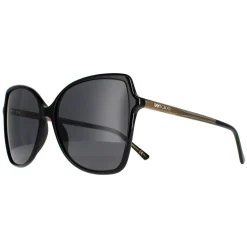 Jimmy Choo Sunglasses FEDE/S 807 IR Black Grey Blue