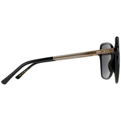 Jimmy Choo Sunglasses FEDE/S 807 IR Black Grey Blue