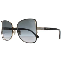 Jimmy Choo Sunglasses FRIEDA/S 2M2 90 Black and Gold Grey Gradient