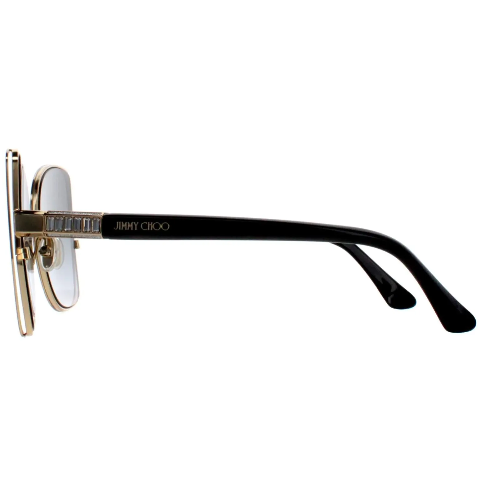 Jimmy Choo Sunglasses FRIEDA/S 2M2 90 Black and Gold Grey Gradient