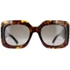 Jimmy Choo Sunglasses GAYA/S 086 HA Havana and Gold Brown Gradient