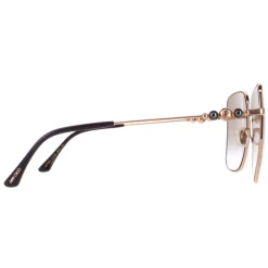 Jimmy Choo Sunglasses HESTER/S VO1 QR Gold Brown Gradient Blue