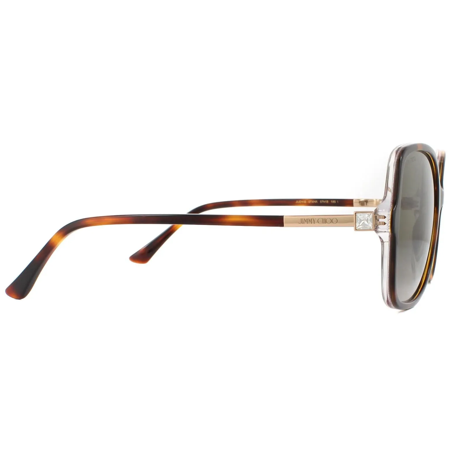 Jimmy Choo Sunglasses JUDY/S 0T4 HA Havana Pink Brown Gradient