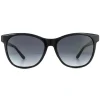 Jimmy Choo Sunglasses JUNE/F/S 807 9O Black Dark Grey Gradient