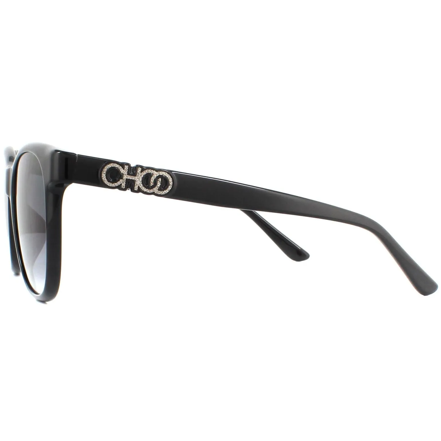 Jimmy Choo Sunglasses JUNE/F/S 807 9O Black Dark Grey Gradient