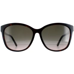 Jimmy Choo Sunglasses Lidie/F/SK 086/HA Dark Havana Brown Gradient