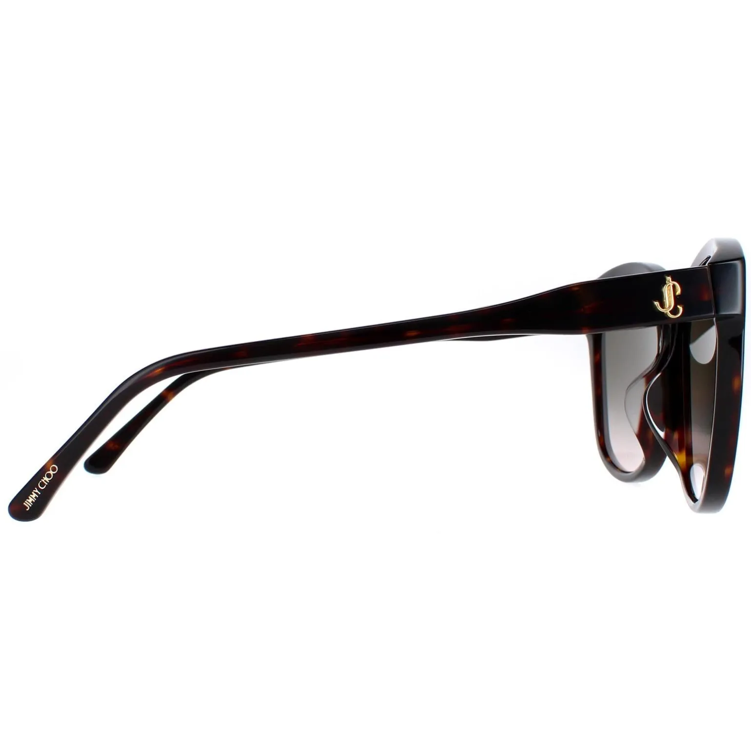 Jimmy Choo Sunglasses Lidie/F/SK 086/HA Dark Havana Brown Gradient