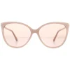 Jimmy Choo Sunglasses Lissa/S KON K1 Nude Glitter Gold Mirror