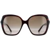 Jimmy Choo Sunglasses MANON/G/S 086 HA Havana Brown Gradient