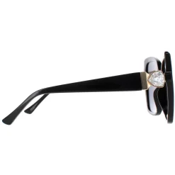 Jimmy Choo Sunglasses MANON/G/S 807 IR Black Grey Blue
