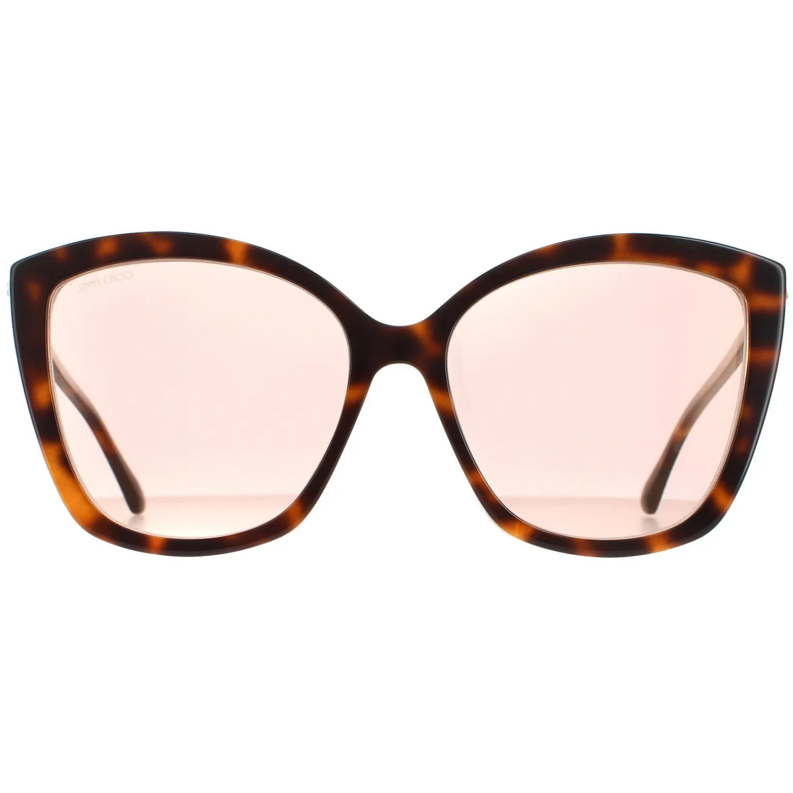 Jimmy Choo Sunglasses Nat/S 0T4 K1 Havana Pink Gold Mirror