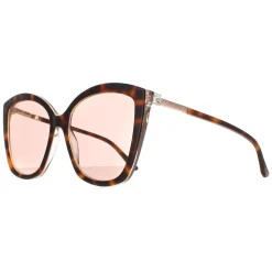 Jimmy Choo Sunglasses Nat/S 0T4 K1 Havana Pink Gold Mirror