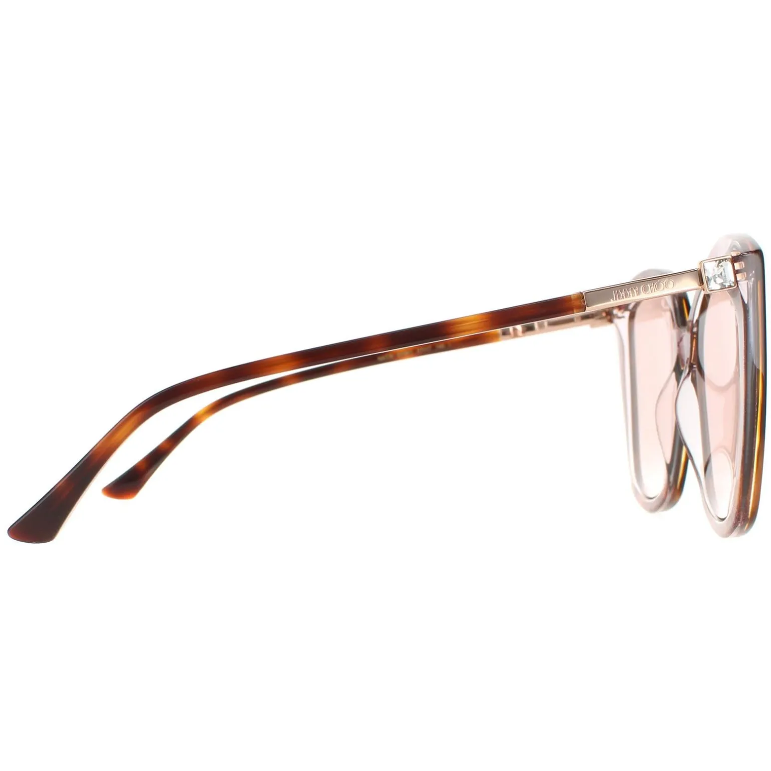 Jimmy Choo Sunglasses Nat/S 0T4 K1 Havana Pink Gold Mirror