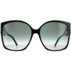 Jimmy Choo Sunglasses NOEMI/S DXF 9O Black Dark Grey Gradient