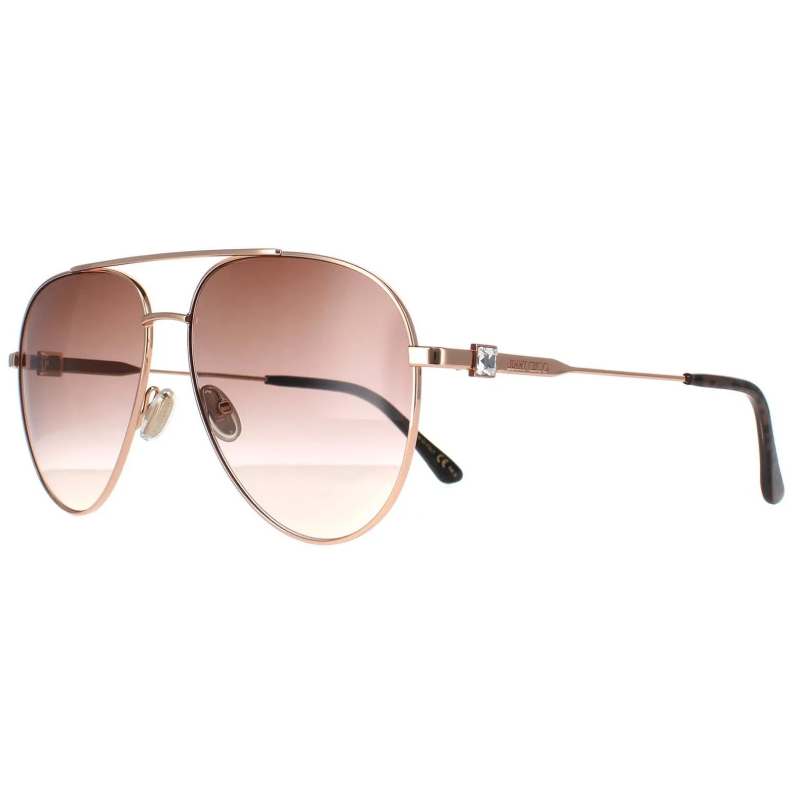 Jimmy Choo Sunglasses OLLY/S DDB HA Gold Copper Brown Gradient