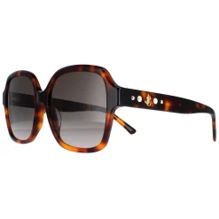 Jimmy Choo Sunglasses Rella/G/S 086/HA Dark Havana Brown Gradient
