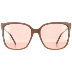 Jimmy Choo Sunglasses SCILLA/S FWM 2S Nude Pink Flash Silver Mirror