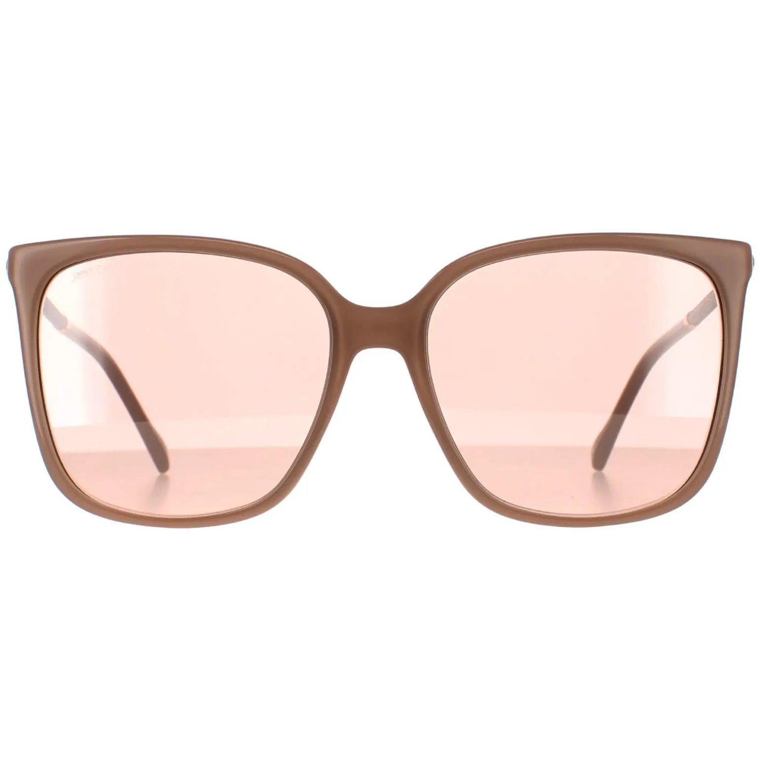 Jimmy Choo Sunglasses SCILLA/S FWM 2S Nude Pink Flash Silver Mirror