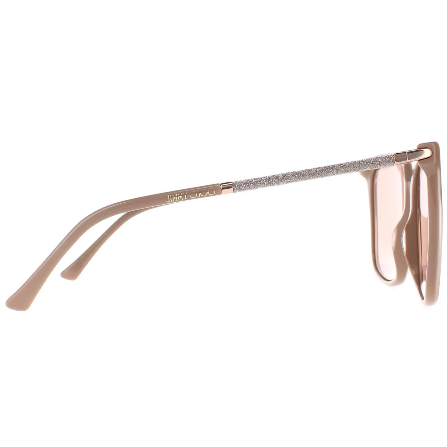 Jimmy Choo Sunglasses SCILLA/S FWM 2S Nude Pink Flash Silver Mirror