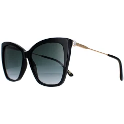 Jimmy Choo Sunglasses Seba/S 807/9O Black Grey Gradient
