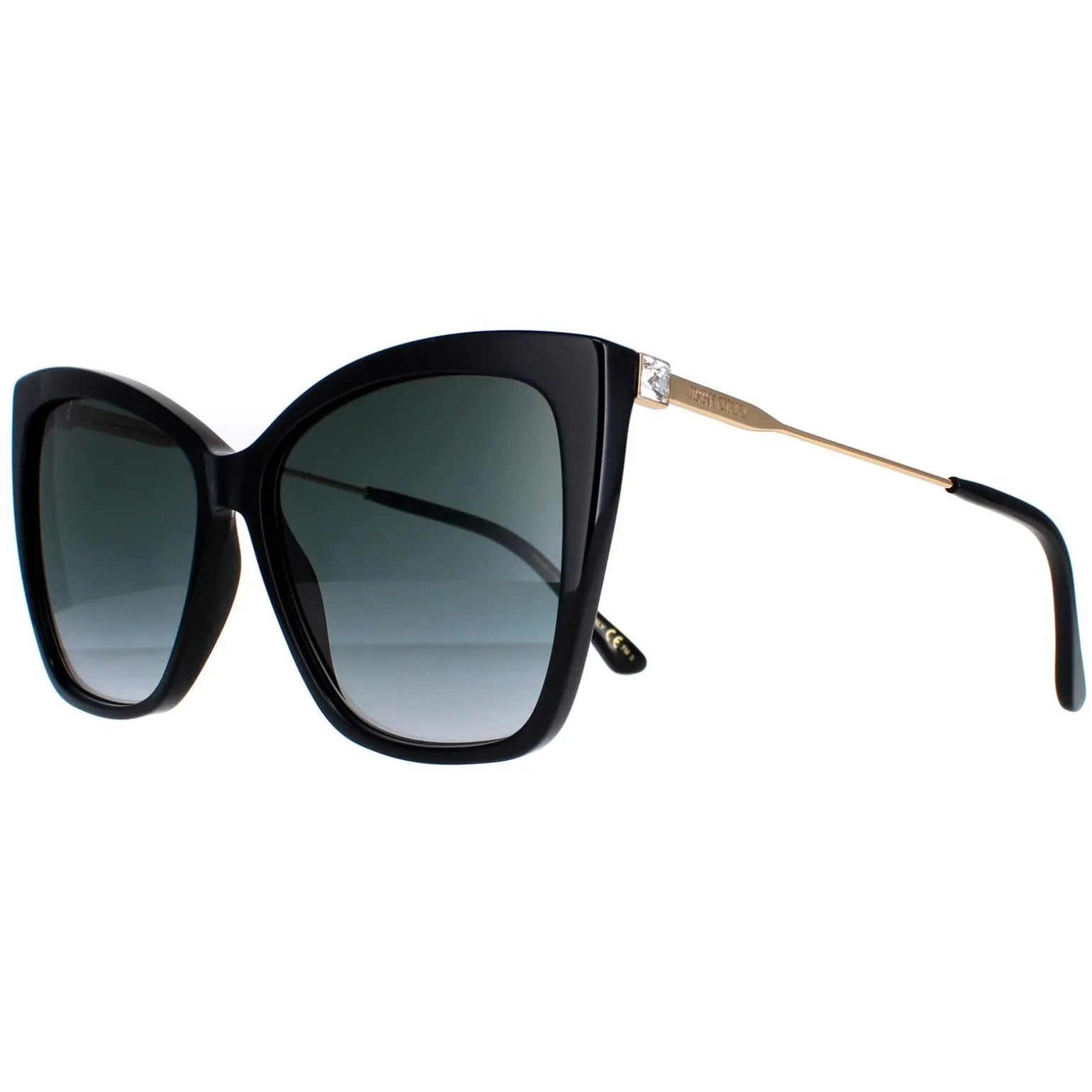 Jimmy Choo Sunglasses Seba/S 807/9O Black Grey Gradient