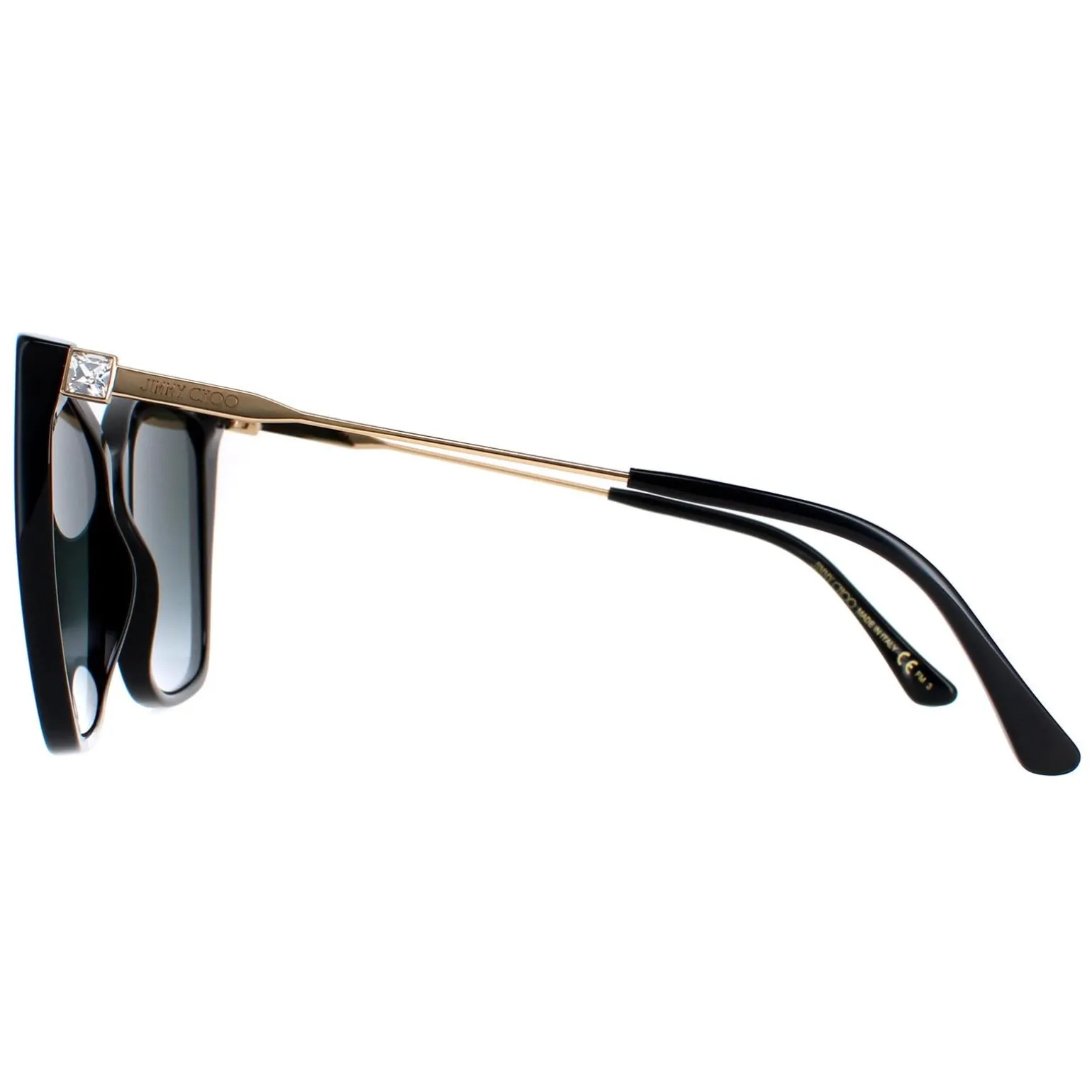 Jimmy Choo Sunglasses Seba/S 807/9O Black Grey Gradient