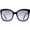 Karen Millen Sunglasses KM5052 001 Black Dark Grey Gradient