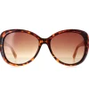 Karen Millen Sunglasses KM5049 102 Dark Tortoise Brown Gradient