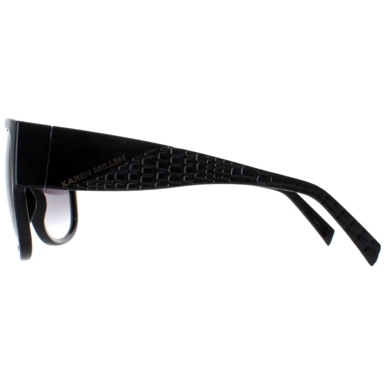 Karen Millen Sunglasses KM5050 001 Black Dark Grey Gradient