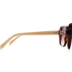Karen Millen Sunglasses KM5048 102 Dark Tortoise Brown Gradient
