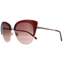Kate Spade Sunglasses Abinaya YEP HA Gold Burgundy Gradient