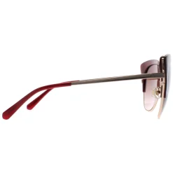Kate Spade Sunglasses Abinaya YEP HA Gold Burgundy Gradient