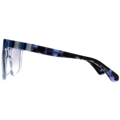 Kate Spade Sunglasses Kiya/S PJP IC Blue Gray Gradient Silver Mirror