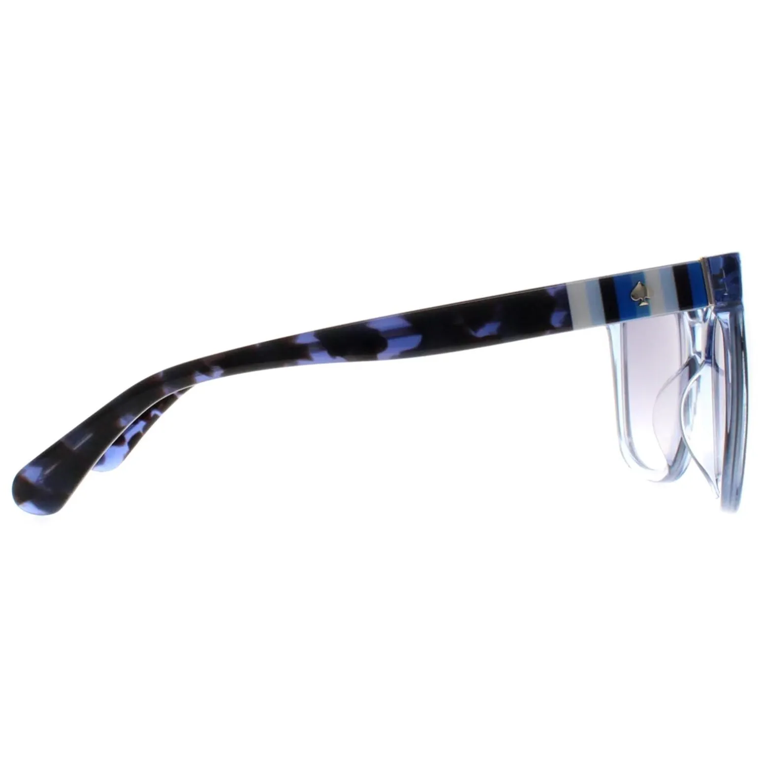 Kate Spade Sunglasses Kiya/S PJP IC Blue Gray Gradient Silver Mirror
