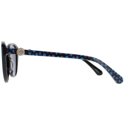 Kate Spade Sunglasses Visalia/G/S 7RM M9 Pattern Black Grey Polarised