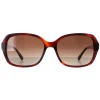 Kate Spade Sunglasses Yvette/S 086 LA Havana Brown Gradient Polarized