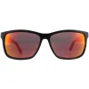 Lacoste Sunglasses L705S 003 Black Grey Red Mirror