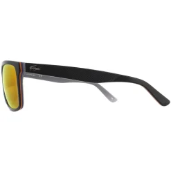 Lacoste Sunglasses L705S 003 Black Grey Red Mirror