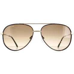 Lacoste Sunglasses L247S 710 Matte Gold Brown Gradient