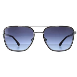 Lacoste Sunglasses L245S 040 Matte Silver Havana Blue Gradient