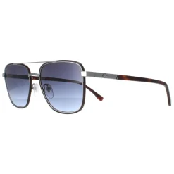 Lacoste Sunglasses L245S 040 Matte Silver Havana Blue Gradient