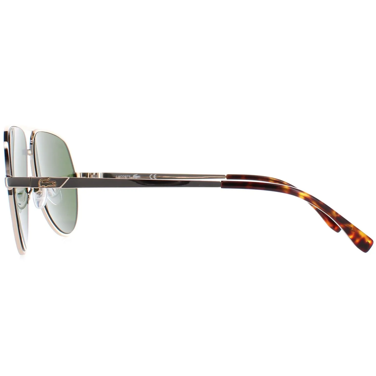 Lacoste Sunglasses L250SE 710 Gold Solid Green